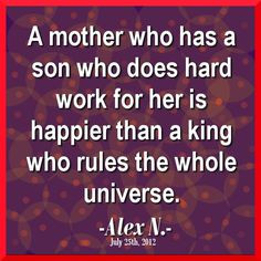 Awesome Son & Mom Quotes