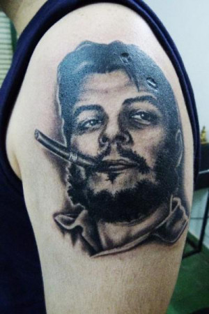 del che guevara retrato del che guevara che guevara tattoos tattoo ...