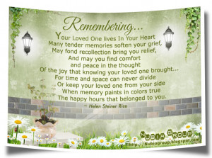 Remembering Loved ones quotes