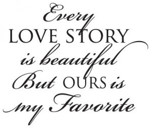 ... Love Story Elegant Wall Quotes Decal, White traditional-wall-decals