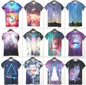 Vente!!! La mode des femmes 2014/hommes, triangle galaxie espace d ...