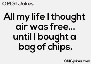 LOL funny food humor jokes joke chips air
