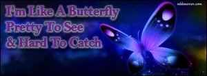 Im Like A Butterfly Facebook Cover