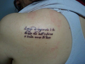 Rest In Paradise Quote Tattoos Quote from milton's 'paradise