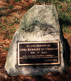 Anne Hutchinson Memorial