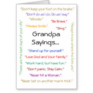 Grandpa Sayings Gifts - T-Shirts, Posters, & other Gift Ideas