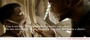 Will Smith After Earth Fear Quote