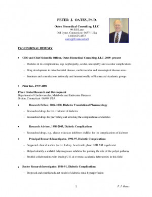 Oates1PETER J. OATES, Ph.D.Oates Biomedical Consulting, LLC99 ...