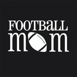 Proud Football Mom Quotes Football mom car window decal
