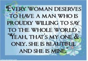 Every woman deserves...