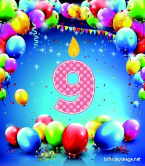 9th birthday wishes