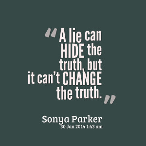 Cover Up Lies Quotes