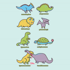 Know Your Dinosaurs is a great dinosaur tee. You can get it now ...