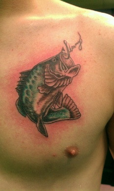 Bass Fish Tattoo picture