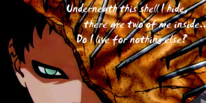 More Information On Gaara Underneath The Shell