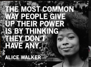 Alice Walker, poet, novelist, activist