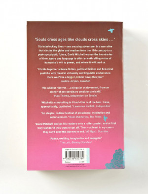 book cover illustration & design including David Mitchells - Cloud