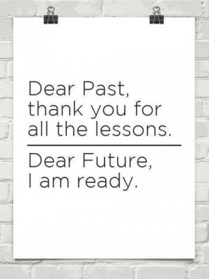 We learn from our past so we can stop making the same mistakes!