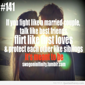 Cute Couples with Swag Quotes