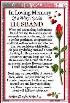 Husband in Heaven Poems | Previous Read the author's previous account ...