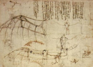 Design for a Flying Machine is a 1488 drawing by Leonardo da Vinci.