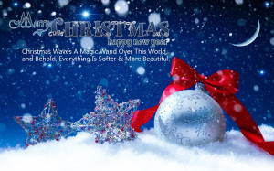 Merry Xmas Card and Quotes Happy Holidays Wishes New Year Greetings HD ...