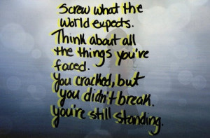 cracked but still standing quote