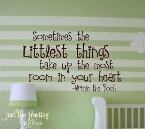 wall decal Winnie The Pooh Quote Vinyl Lettering - Vinyl Decal -Great ...