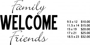 Family WELCOME Friends