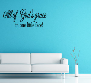 ALL-OF-GODS-GRACE-Vinyl-Wall-Quotes-Nursery-Room-Wall-Lettering-Decal ...