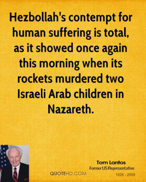 Hezbollah's contempt for human suffering is total, as it showed once ...