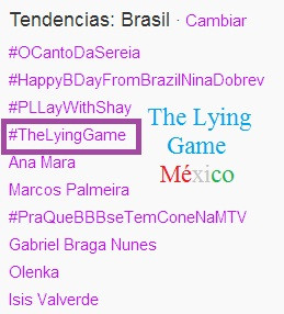 TheLyingGame es TT en twitter