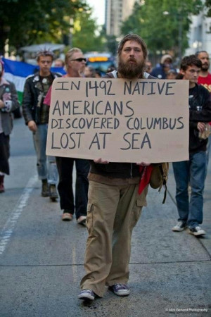 ... but it's true. Without Native Americans Columbus would have died