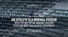 ... gift of an undying passion to be the best and achieve greatness. More