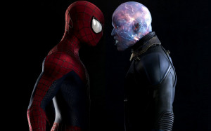 Spider-Man vs Electro - The Amazing Spiderman 2 wallpaper