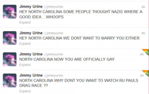 Jimmy Urine, tweeting what we we’re all thinking