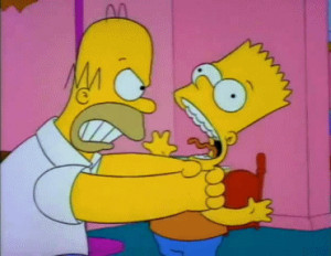 now when will we have Marge strangling Lisa??