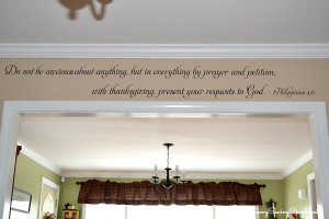 Check out our Beautiful Wall Quote Complements of Wisedecor