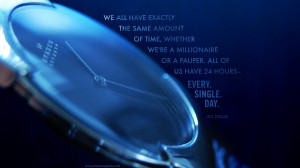 Quote on the value of time by Zig Ziglar