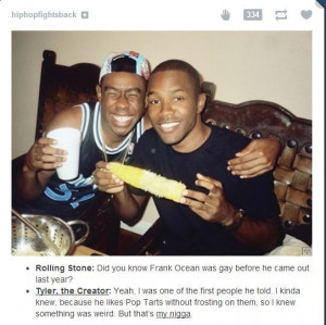 Frank Ocean and Syd the Kid