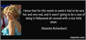 More Natasha Richardson Quotes