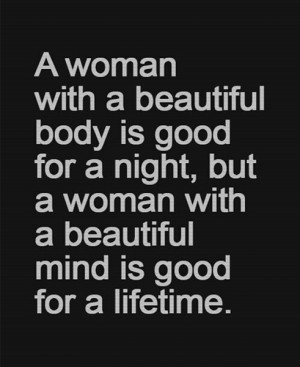Women with Beautiful Mind – Life Quote