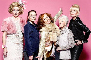 Ab Fab: A minute with June Whitfield and Joanna Lumley