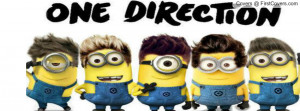 Minions One Direction Profile Facebook Covers