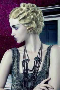 , vintage hair, 1920s, The Great Gatsby, flapper beauty and hair ...