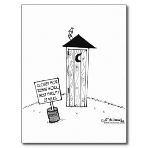 Funny Outhouse Signs http://www.zazzle.com/next_outhouse_22_miles ...