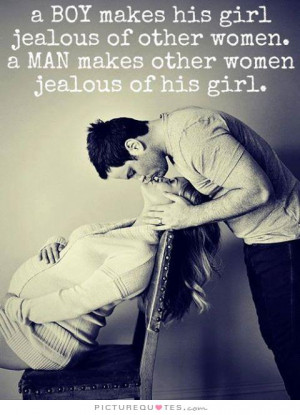 boy makes his girl jealous of other women. A man makes other women ...