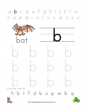 Free Letter Tracing Worksheets Preschool
