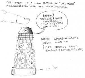 Dalek Quote-a-matic