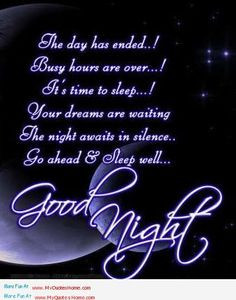 sweet+dreams+quotes | The day ended with sweet day – Good night ...